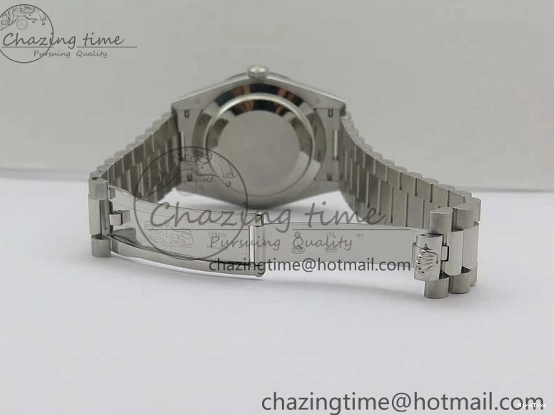 MiroTime 0421 WaterResistant Day Date 40 SS Bp Maker 1:1 Best Edition Tiffany Blue Roman Dial on SS Bracelet A 2549